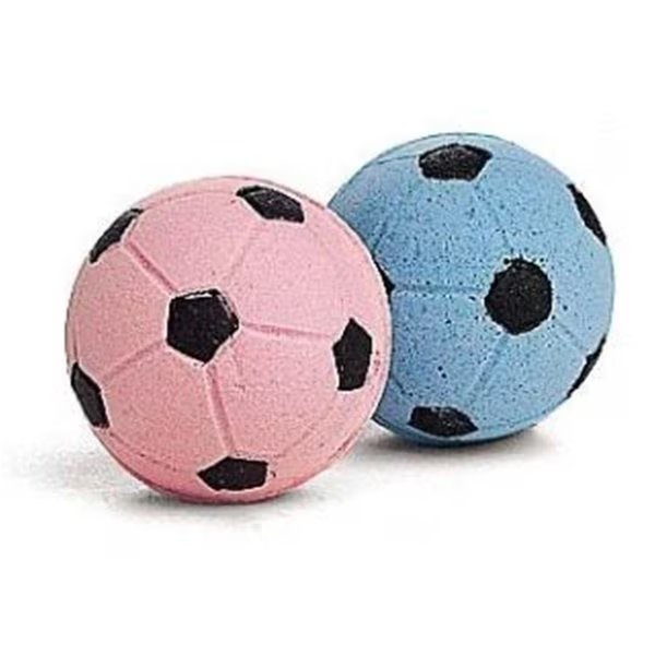 Ethical Cat Sponge Soccer Balls 4 Pack - 2302, Ethical Pet Products, Mfr#: 670541
